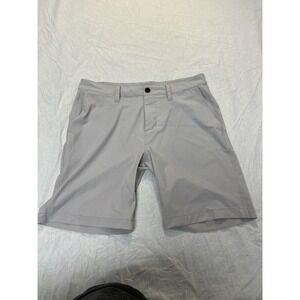 Zella Mens Athletic Golf Shorts Gray Stretch Performance Size 33 Active